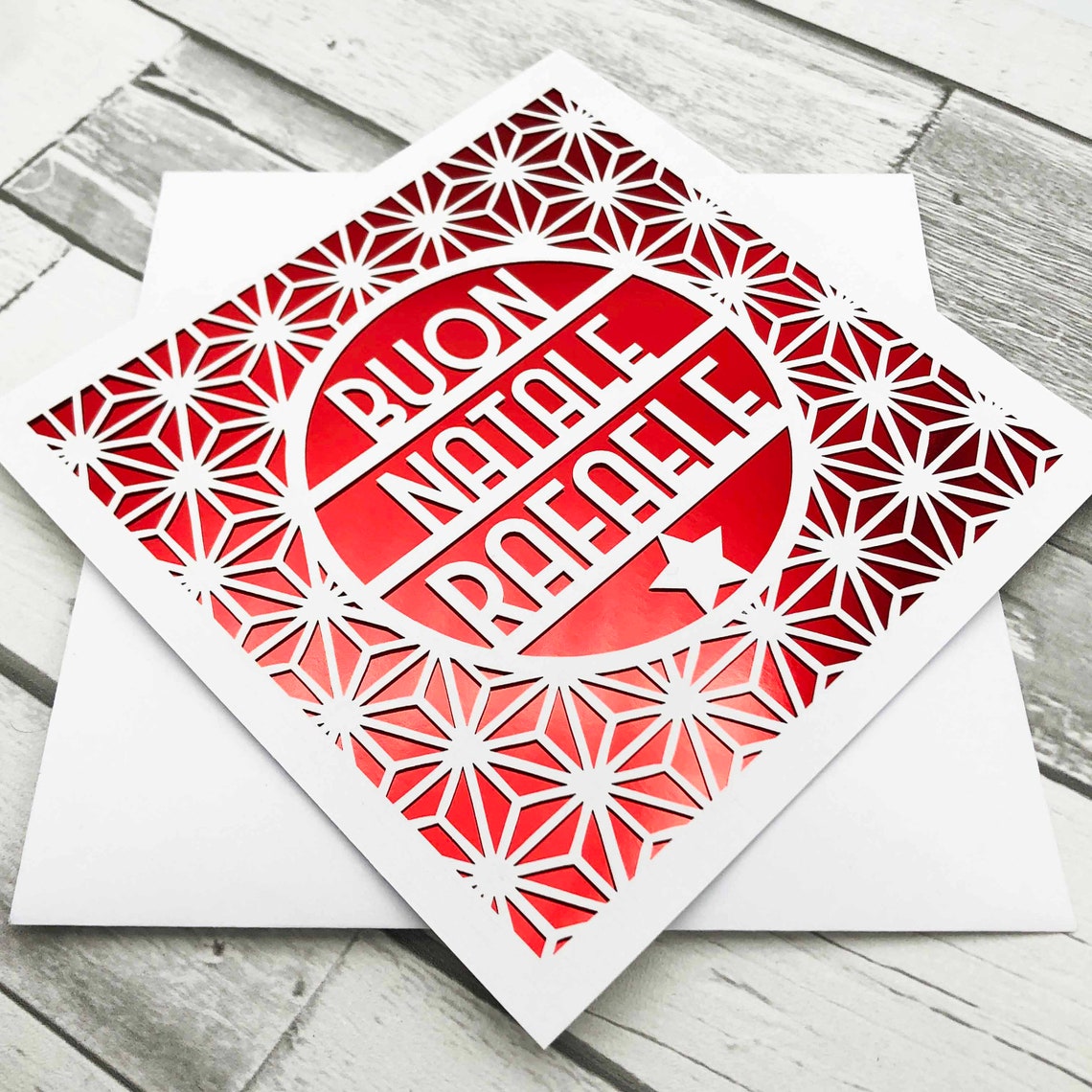 Carte de Noël allemande personnalisée Fröhliche  Etsy