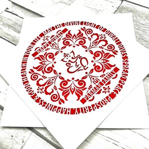 Gepersonaliseerde Diwali Card, Diwali Gift, Diwali Craft, Happy Diwali Card, Diwali Card voor vriend, Diwali Card voor familie