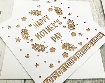 Personalised Mothers Day Card, Mothers Day Card For Daughter, Mothers Day Card Nanna, Mothers Day Card Grandma, Mothers Day Gift