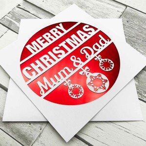 Personalisierte frohe Weihnachten Karte Merry Xmas Weihnachtsgeschenk für ihn Weihnachtskarten für sie Saisonale Grußkarte Weihnachtsgeschenk für Frauen