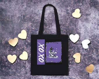 XOXO Bugz Bunny Tote Bag Gift For Her XOXO Print Gift For Daughter Birthday Gift For Girlfriend Gift For Friend Bugz Bunny Gift