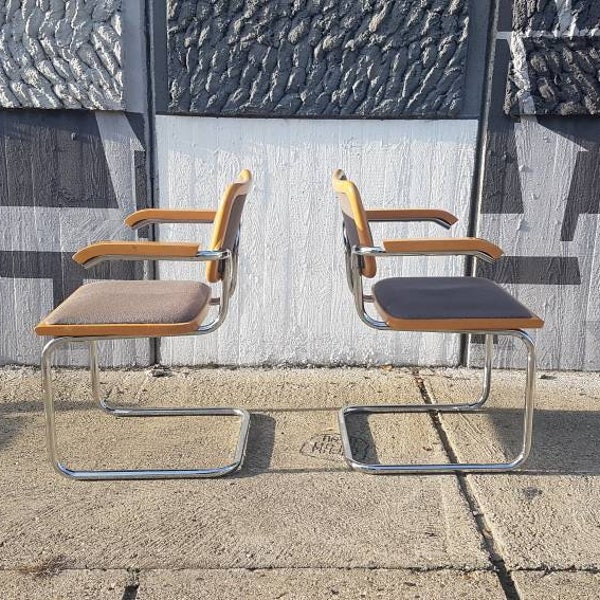 1 of 2 Marcel Breuer B32 Cesca Chairs by Bene Austria