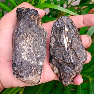 Lots Natural Black Tourmaline Rough, Tourmaline Rough, Black Tourmaline Rod, Raw Black Tourmaline Natural Crystals Tourmaline Chunk