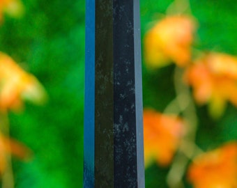 Large 305MM Black Tourmaline Obelisk Tower: Healing Crystal Pointed