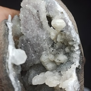 Beautiful Chalcedony with Calcite Calcite Crystal Cluster Chalcedony Raw Cluster Crystal Natural Mineral Specimen