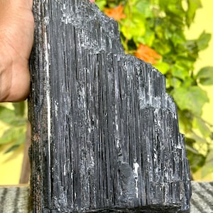 Large Natural Raw Black Tourmaline Rod Natural Crystals Black Tourmaline Chunks Black Tourmaline Rough Stones