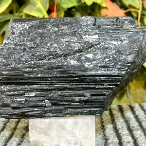 Natural Black Tourmaline Rough, Tourmaline Rough, Black Tourmaline Rod, Tourmaline Chunk, Black Tourmaline Stone Raw, Black Tourmaline Raw