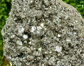 AAA++ Very Rare Large Natural Cubic Pyrite Cluster, Pyrite Cluster, Pyrite Rough, Crystal Minerals Specimen & Lucky  For Money ,Museum Piece