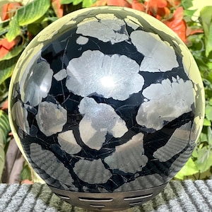 AAA+ Large 245MM Natural Apache Gold Pyrite Sphere With Black Tourmaline Stone Minerals Metaphysical Power Spirit Stone Sphere Ball