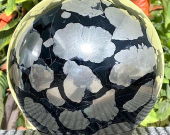 Large Apache Gold Pyrite Sphere with Black Tourmaline - 245MM