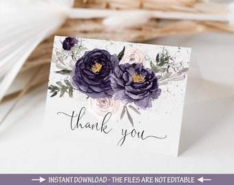 Halloween Quinceañera Bachelorette Bridal Shower Wedding Thank you cards