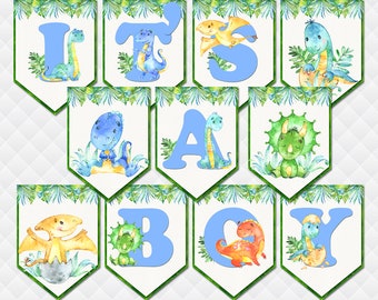 Dinosaur Baby Shower Decorations Etsy