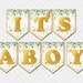 Greenery Banner It's a Girl It's a Boy Sign Toddler - Etsy