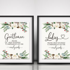  Wedding Bathroom Signs, Basket Signs, Women and Men Hospitality  Basket, His and Hers Bathroom Signs, Help Yourself Sign, Wedding Signs, Set  of 2, 11x14 inches Unframed : Handmade Products
