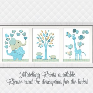 Elephant Nursery Art Kids Room Wall Decor Print Baby Boy Wall - Etsy