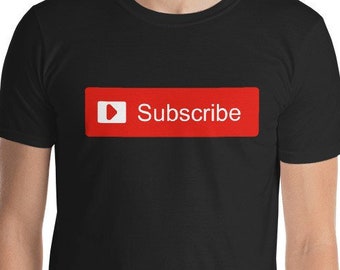 Subscriber Vlogger Video  Blogger Short-Sleeve Unisex T-Shirt - youtube vlogger blogger video blog influencer online internet video subs