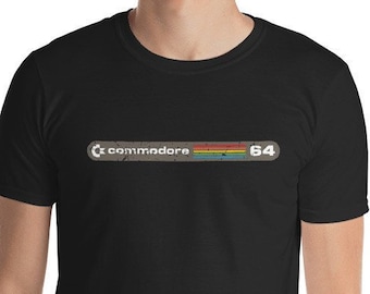 Commodore 64 Unisex T-Shirt - nerd tech computers pc retro vintage gaming video games husband christmas basic code programmer 8-bit coding