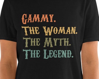 Gammy Unisex T-Shirt - gift for grandmother, grandma, grannie, granny, grandmama gift idea shirtShort-Sleeve Unisex T-Shirt