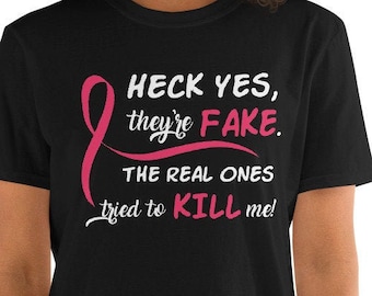 Breast Cancer Awareness Unisex T-shirt - October Pink Ribbon Shirt Breast Cancer Survivor and Raise Awareness of Breast Cancer