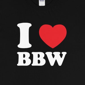 I Love BBW Classic Short Sleeve T-Shirt