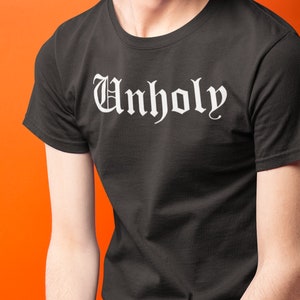 Unholy Unisex T-Shirt Masquerade, Unholy, Death, Knight, Death Metal, Emo, Death, Evil, Unholy Hell image 3