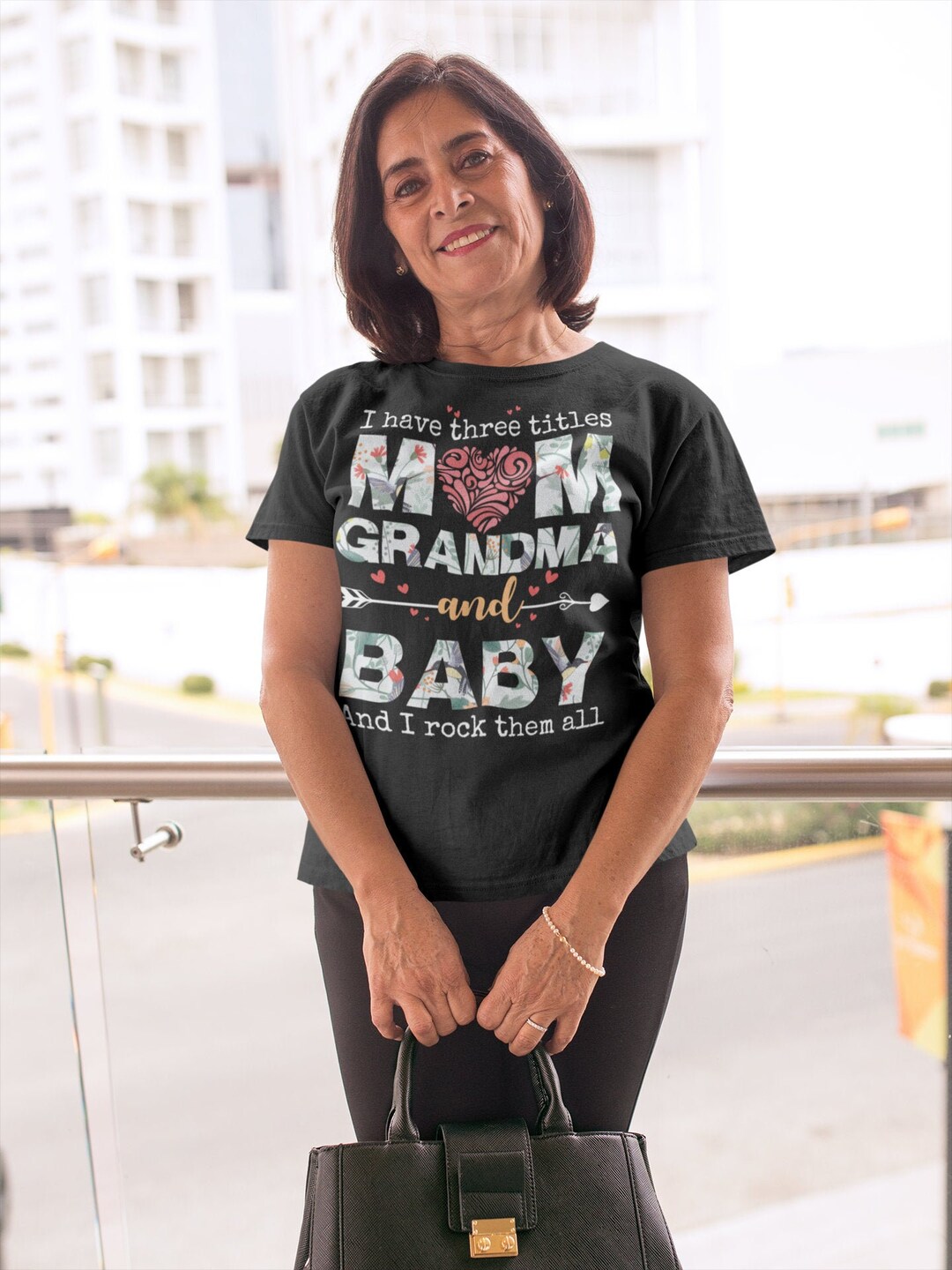 I Have Three Titles Mom Grandma and Baby Unisex T-shirt - Mother's Day ...