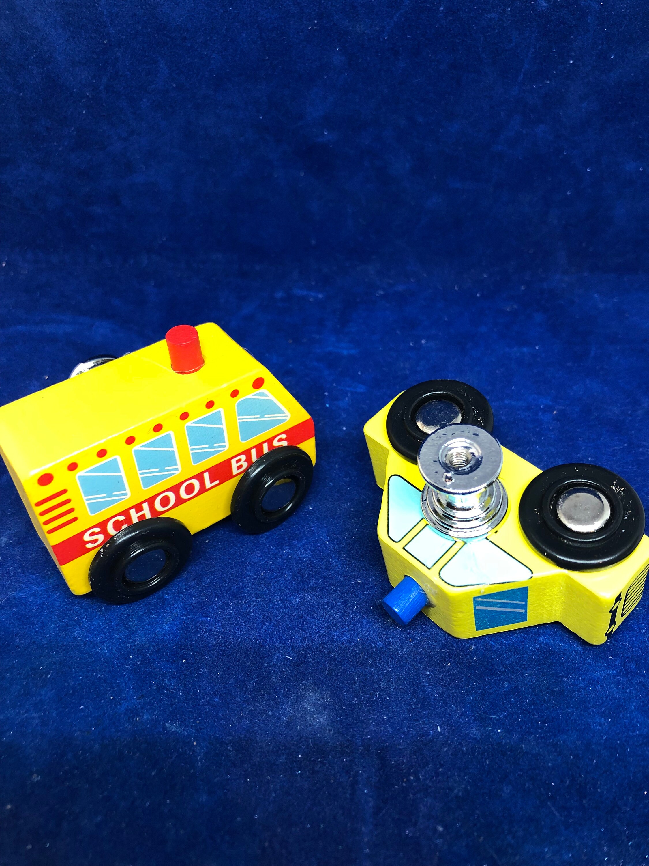 Wooden Vehicle Toy Knobs: Fire Truck, School Bus, Police Car, Work ...