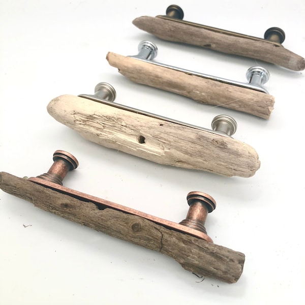 Real driftwood pulls, 25% 0ff! driftwood pull handles, rustic wood pulls, weathered driftwood pulls, kitchen pulls, rugged wood pulls