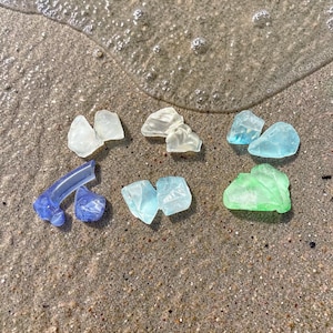Sea Glass Cabinet Knob: Beach House Nautical Decor, Colorful glass hook