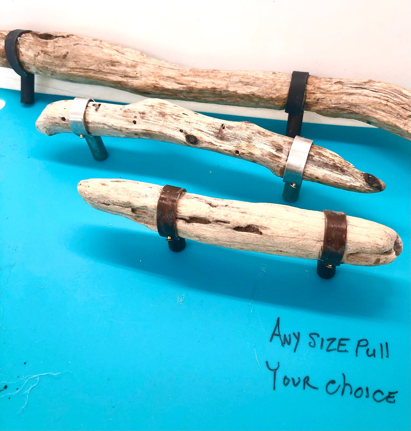 Driftwood Pulls Any Size Driftwood Handles Rustic Wood Etsy