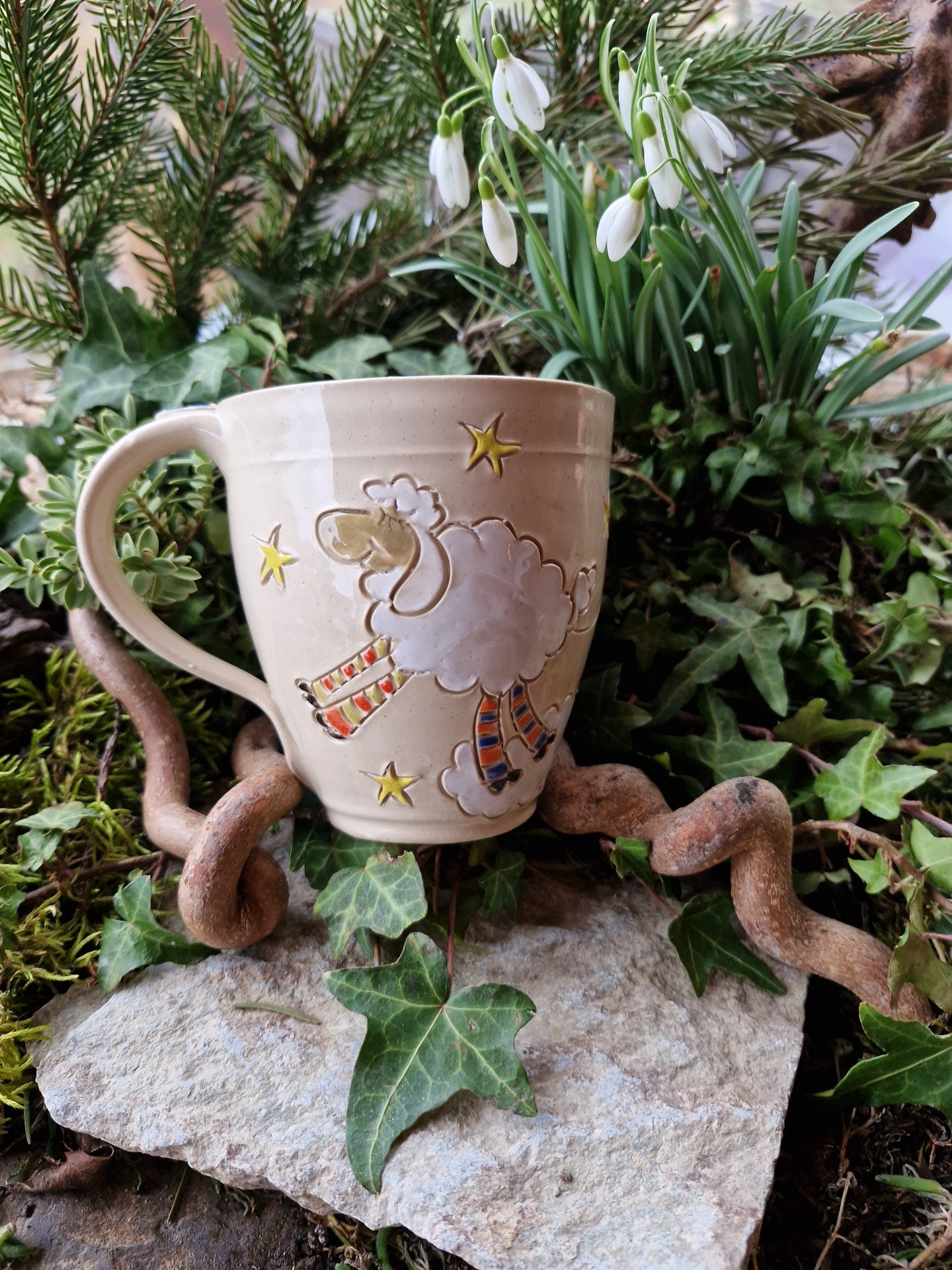 Tazza a forma di pecora – regalo divertente – pecore animali idea regalo Wortwitz tazza da caffè