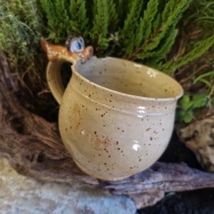 Keramisk mugg, elefantmotiv, ca 350 ml