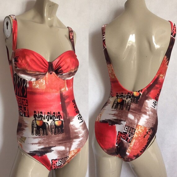 one piece bathing suit with cups
