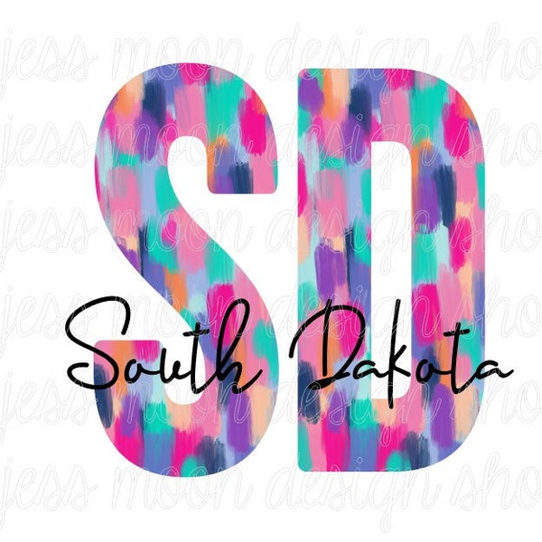 South Dakota PNG Sublimation Design- DIGITAL DOWNLOAD- Sublimation Designs