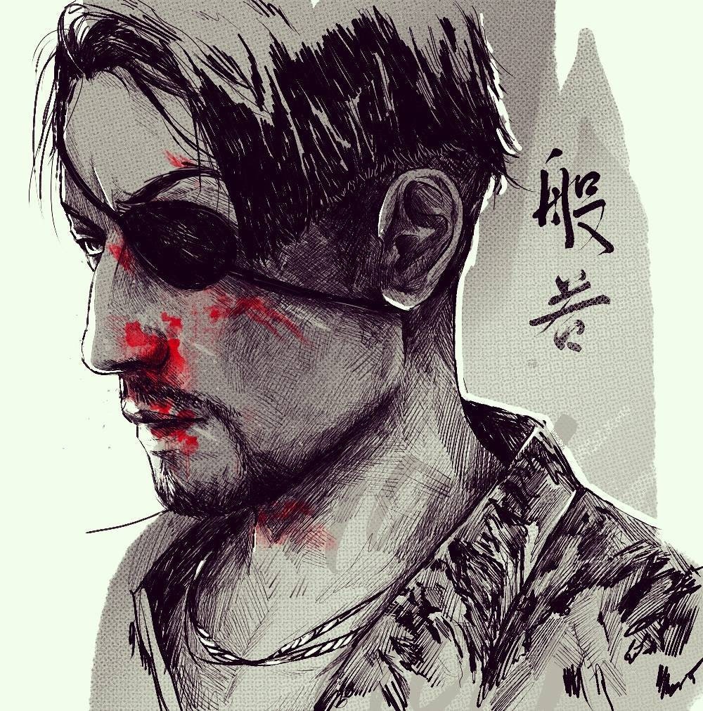 Goro 'Mad Dog' Majima - 5x5" art print