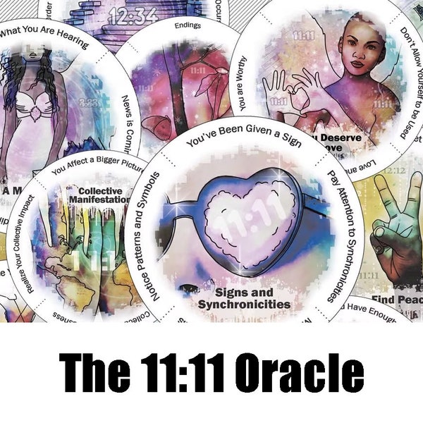 11:11 Oracle - Cartes en boîte avec manuel physique