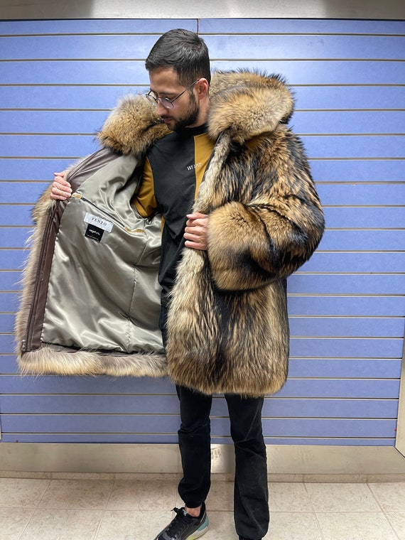 Luxury Echtfell Parka Lea Marie Luxus Volle Haut Finn Waschb R