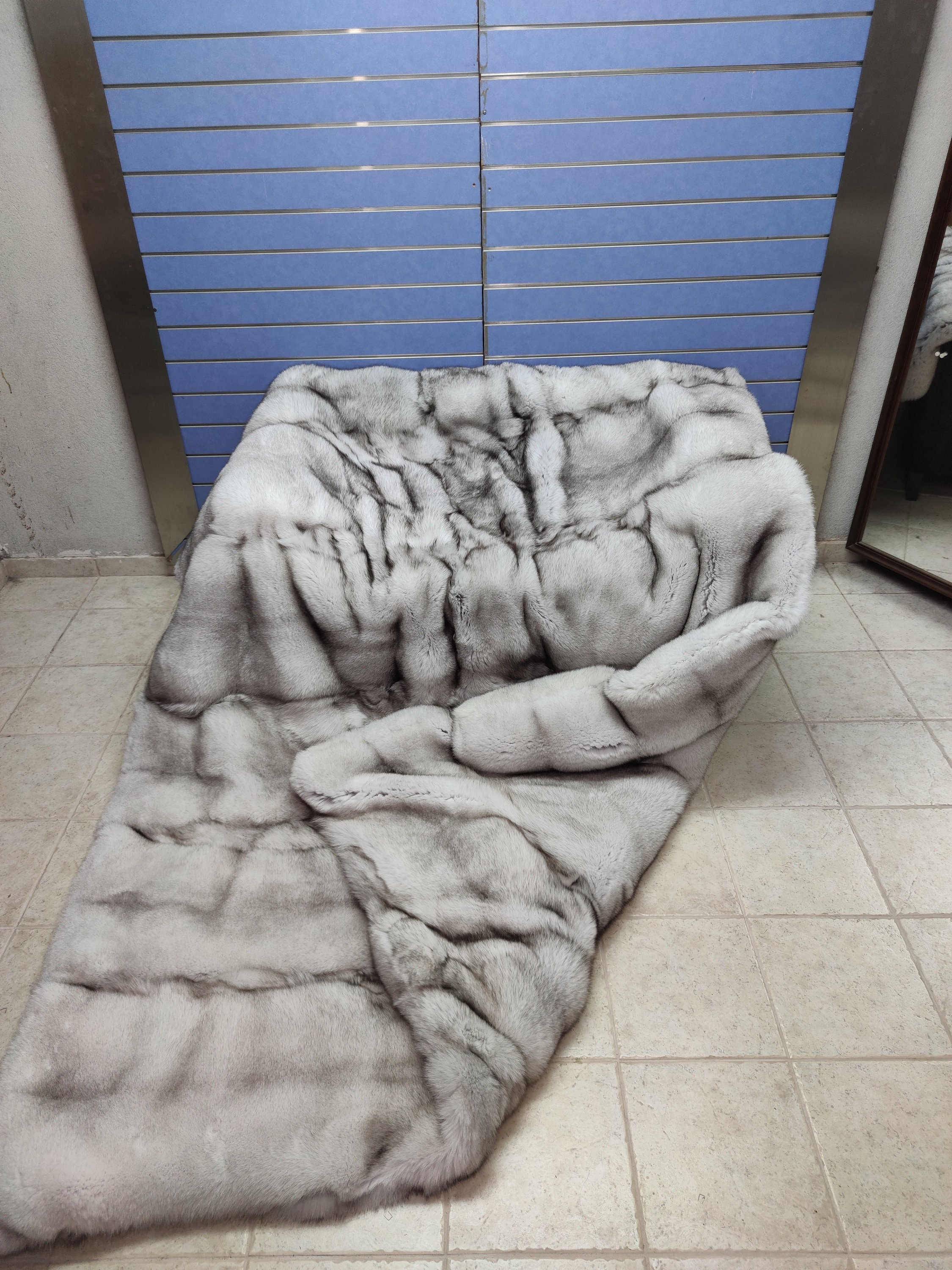 Real Fur Blanket Etsy