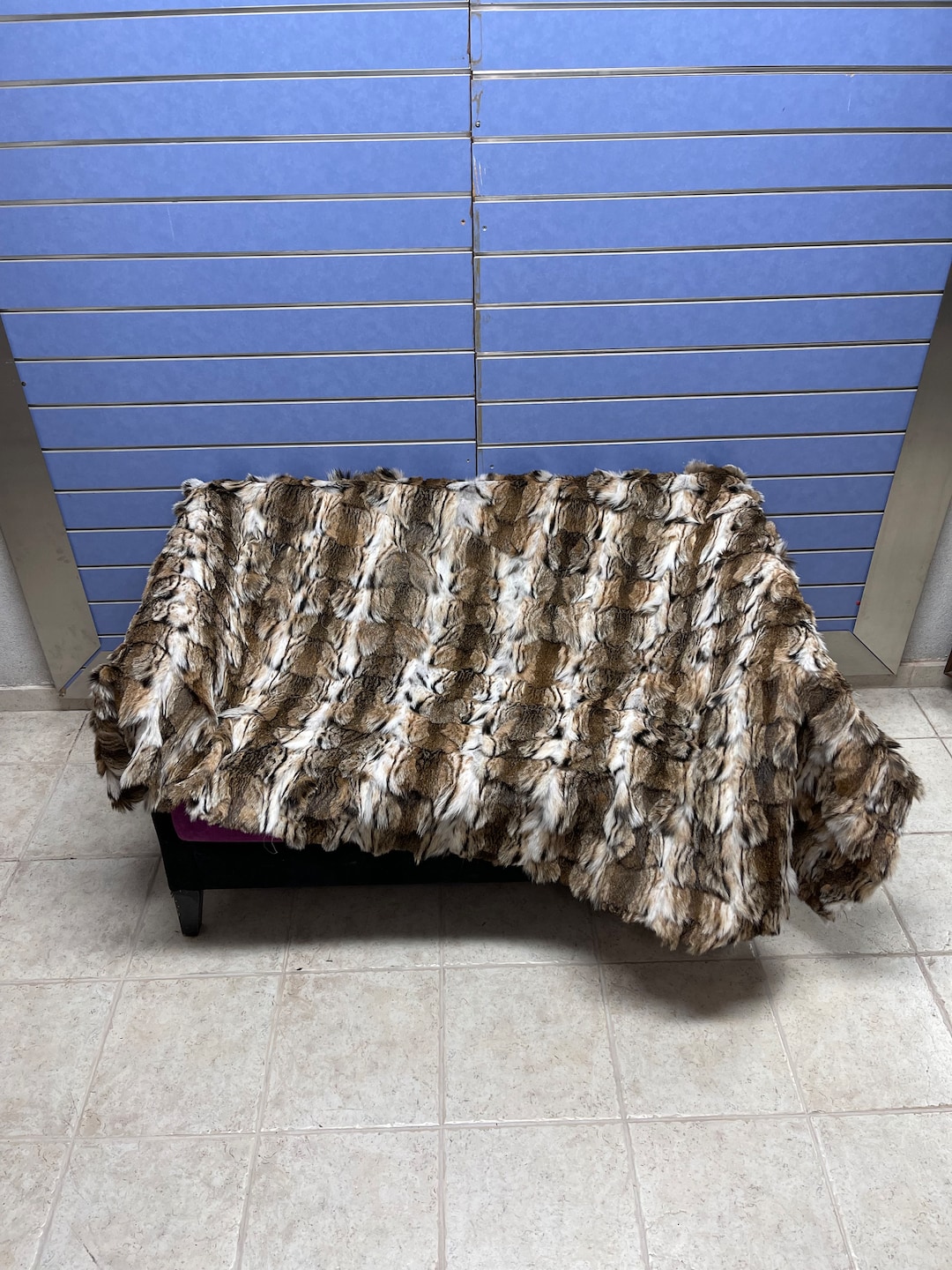 Luxury Lynx Fur Throw Real Lynx Blanket Genuine Bedspread Etsy