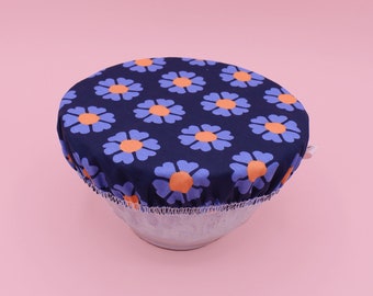 Charlotte Dish Cover Coated Fabric daisies
