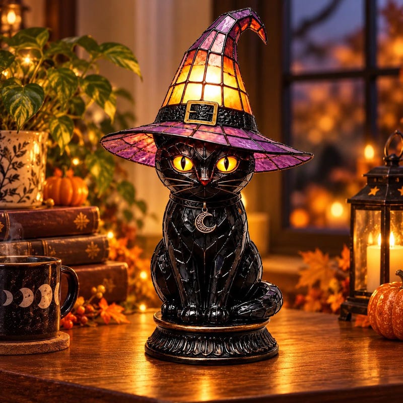 Stained Glass Ghost Lamps - Etsy Canada