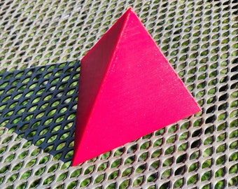 3D Printed Tetrahedron Platonic Solid