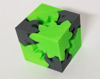3Dプリント製ギアキューブ - 粗歯 - Etsy 日本