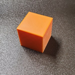 Small 3D Printed Cube Platonic Solid