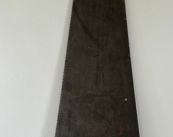 Hand Saw with wheat pattern, EC Adkins and Company