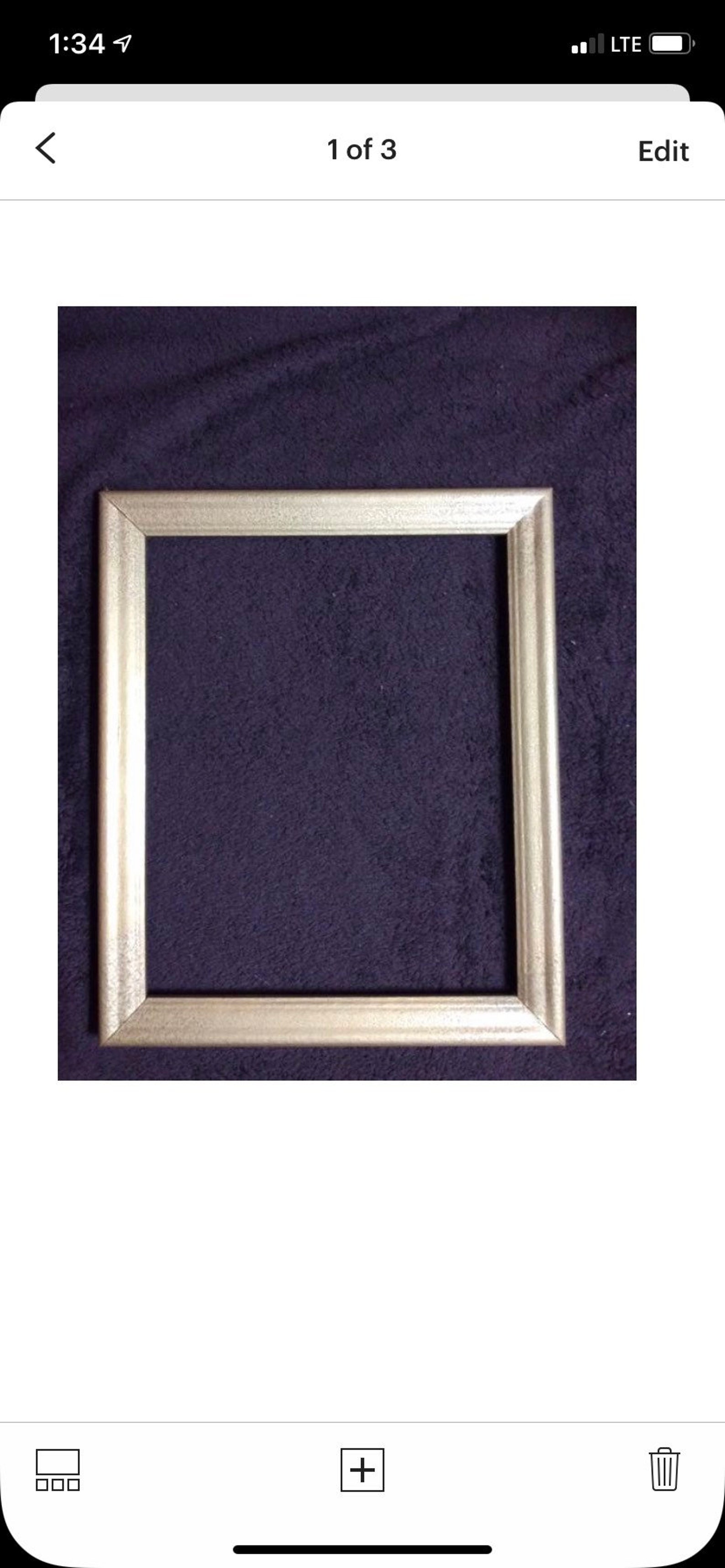 Picture Frame for 8 X 10 Gold Etsy