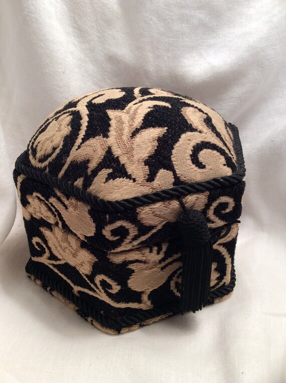 Fabric covered jewelry box