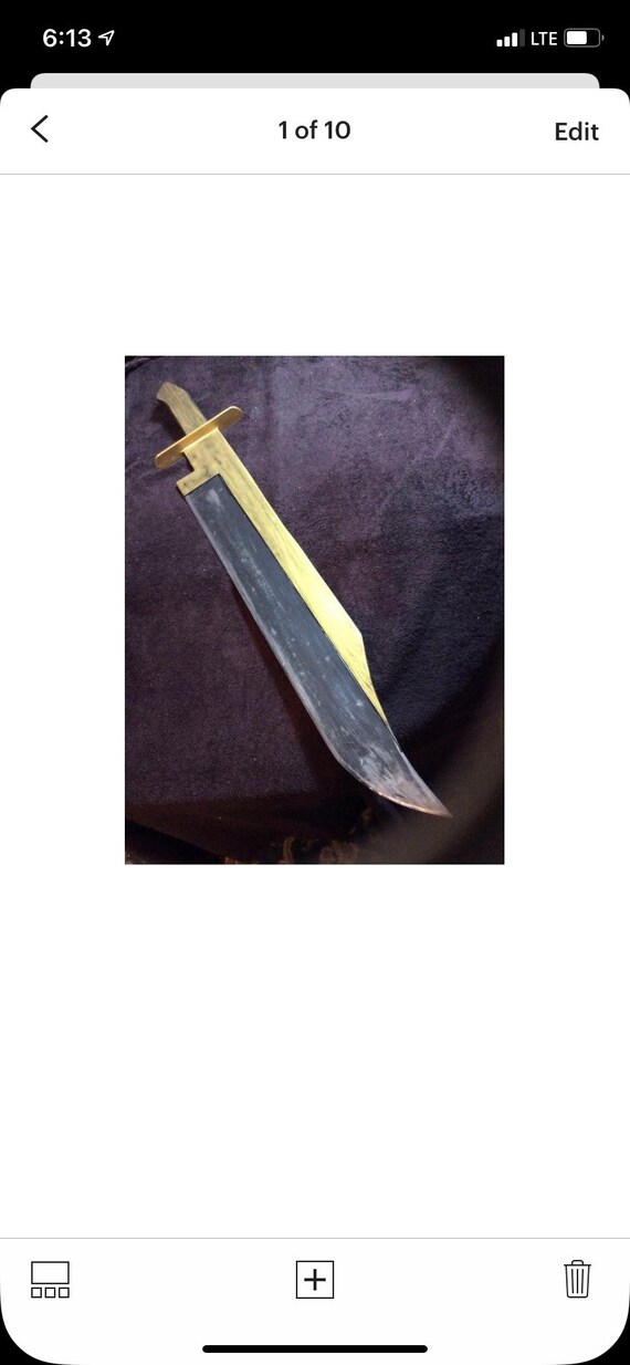 Jim Bowie” Knife- 26” X 4” Blade , 32” Overall, Prop for