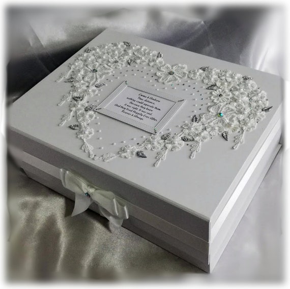Personalised Wedding Keepsake Gift Large Memory Gift Box Mr Etsy