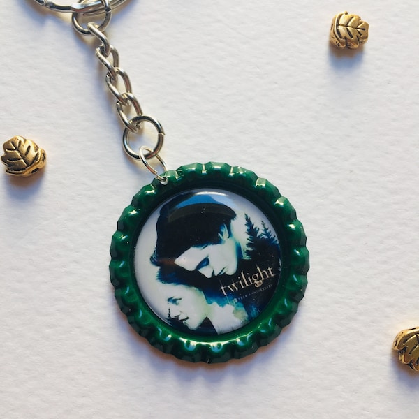 Twilight keyring, Bella and Edward, vampire fan gift